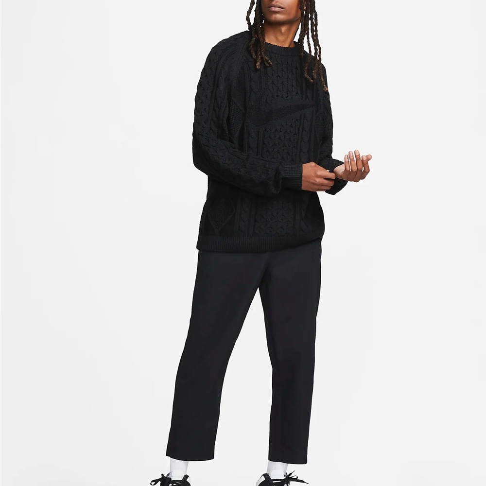 Brand new Nike Men Cable Knit Sweater/Pullover
